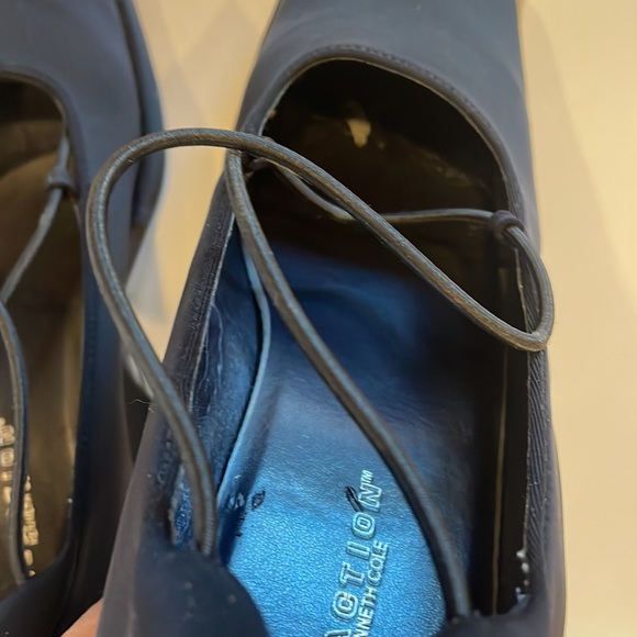 Kenneth Cole Reaction, Square, Navy Blue, Mary Janes, Wedge, Size 7 1/2 - Picture 8 of 12